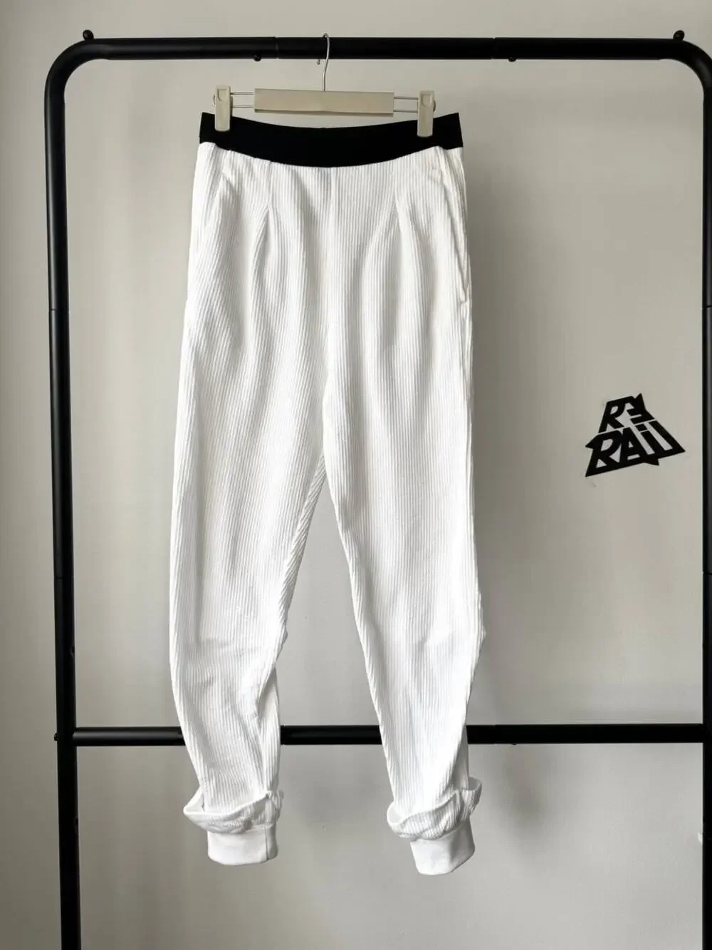 Ann Demeulemeester Ribbed Cotton Lounge Pants